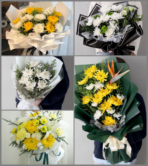 安徽芜湖市南陵县三里镇山泉村白事花束代送